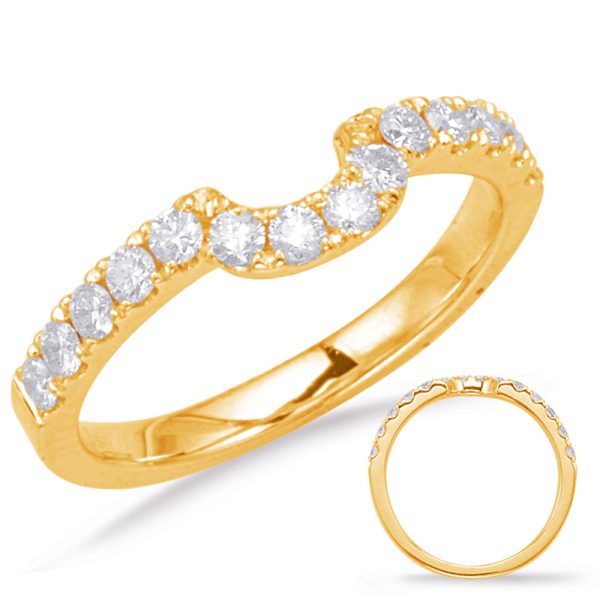 14KY Round Wedding Band