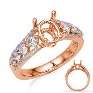 Rose Gold Engagement Ring Rose Gold Engagement Ring