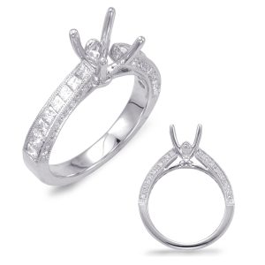 White Gold Engagement Ring White Gold Engagement Ring