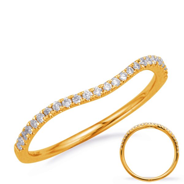 14KY Round Wedding Band