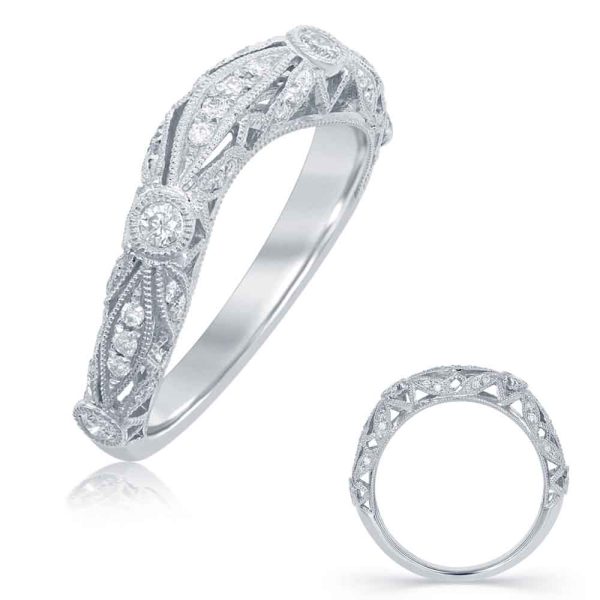 14KW Round Wedding Band