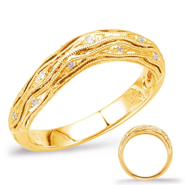 14KY Round Wedding Band