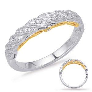 14KYW Round Wedding Band