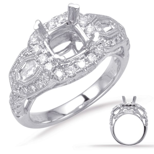 Baguette Diamond Engagement Ring