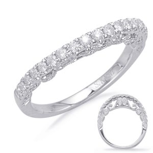 White Gold Matching Band White Gold Matching Band