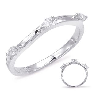 White Gold Matching Band White Gold Matching Band