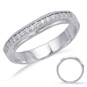 White Gold Matching Band White Gold Matching Band