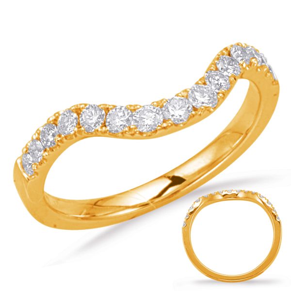 14KY Round Wedding Band