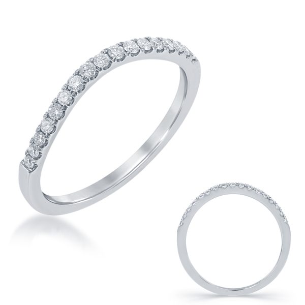 14KW Round Wedding Band