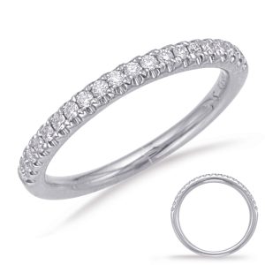 White Gold Matching Band White Gold Matching Band