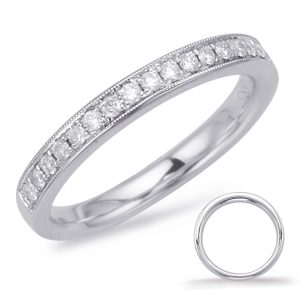 White Gold Matching Band White Gold Matching Band