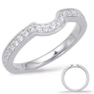 White Gold Matching Band White Gold Matching Band