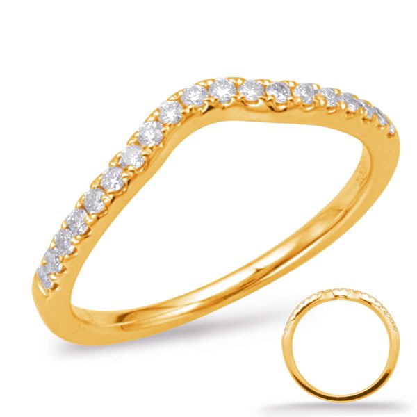 14KY Round Wedding Band