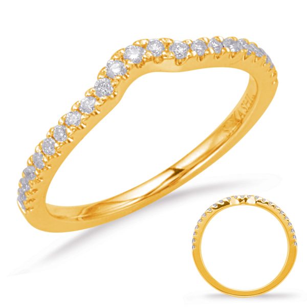 14KY Round Wedding Band