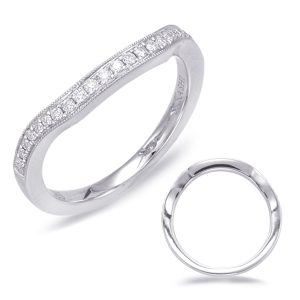 White Gold Matching Band White Gold Matching Band