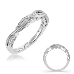 White Gold Matching Band White Gold Matching Band