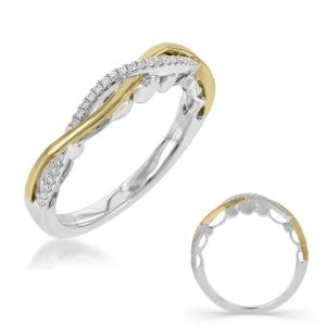 14KYW Round Wedding Band