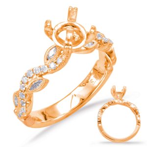 Rose Gold Engagement Ring Rose Gold Engagement Ring