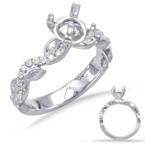 White Gold Engagement Ring White Gold Engagement Ring