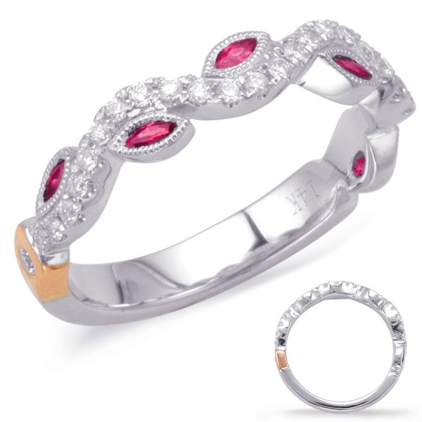 White Gold Matching Band