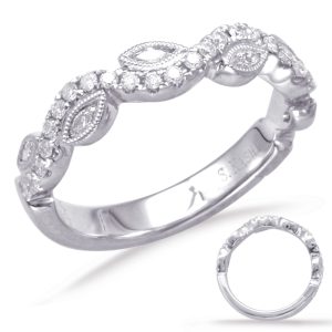 White Gold Matching Band White Gold Matching Band