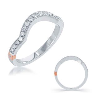 White Gold Matching Band White Gold Matching Band