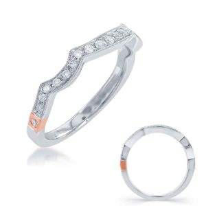 White Gold Matching Band White Gold Matching Band