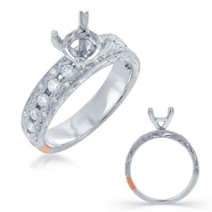 White Gold Egagement Ring White Gold Egagement Ring