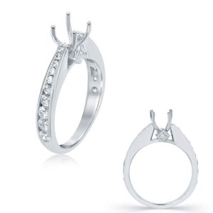 White Gold Engagement Ring White Gold Engagement Ring