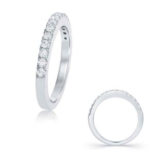 White Gold Matching Wedding Band White Gold Matching Wedding Band