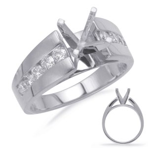 White Gold Engagement Ring White Gold Engagement Ring