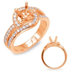 Rose Gold Engagement Ring Rose Gold Engagement Ring