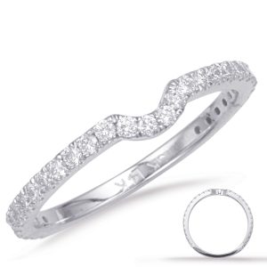 White Gold Matching Band White Gold Matching Band
