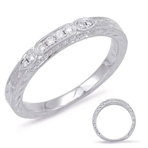 White Gold Matching Band White Gold Matching Band