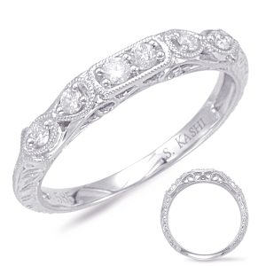 White Gold Matching Band White Gold Matching Band