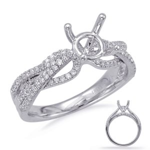 White Gold Engagement Ring White Gold Engagement Ring