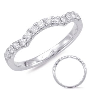 White Gold Matching Band White Gold Matching Band