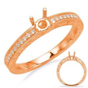 Rose Gold Engagement Ring Rose Gold Engagement Ring