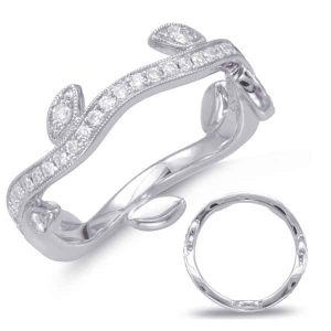 White Gold Matching Band White Gold Matching Band