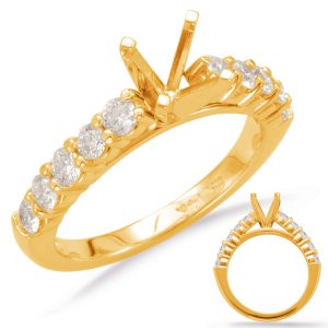 Yellow Gold Engagement Ring Yellow Gold Engagement Ring