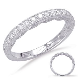 White Gold Matching Band White Gold Matching Band
