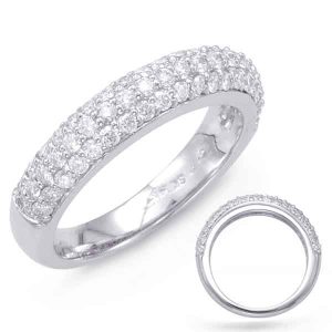 White Gold Matching Band White Gold Matching Band