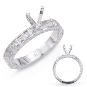 White Gold Engagement Ring White Gold Engagement Ring