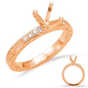 Rose Gold Engagement Ring Rose Gold Engagement Ring