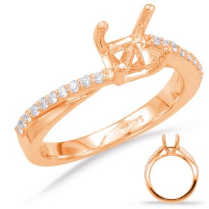 Rose Gold Engagement Ring Rose Gold Engagement Ring