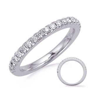 White Gold Wedding Band White Gold Wedding Band