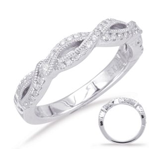 White Gold Matching Band White Gold Matching Band