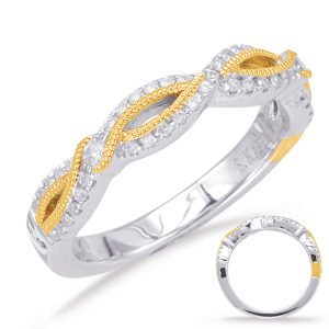 14KYW Round Wedding Band