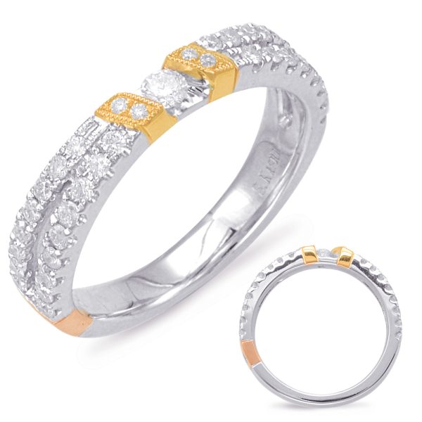 14KYW Round Wedding Band