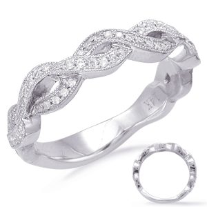 White Gold Matching Band White Gold Matching Band